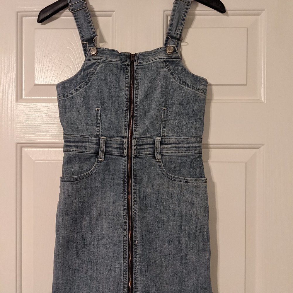 Like new American eagle denim overall dress